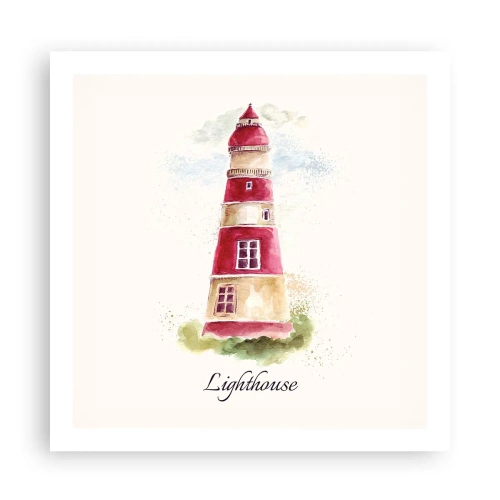 Plakat - Altid vejret omkring - 60x60 cm