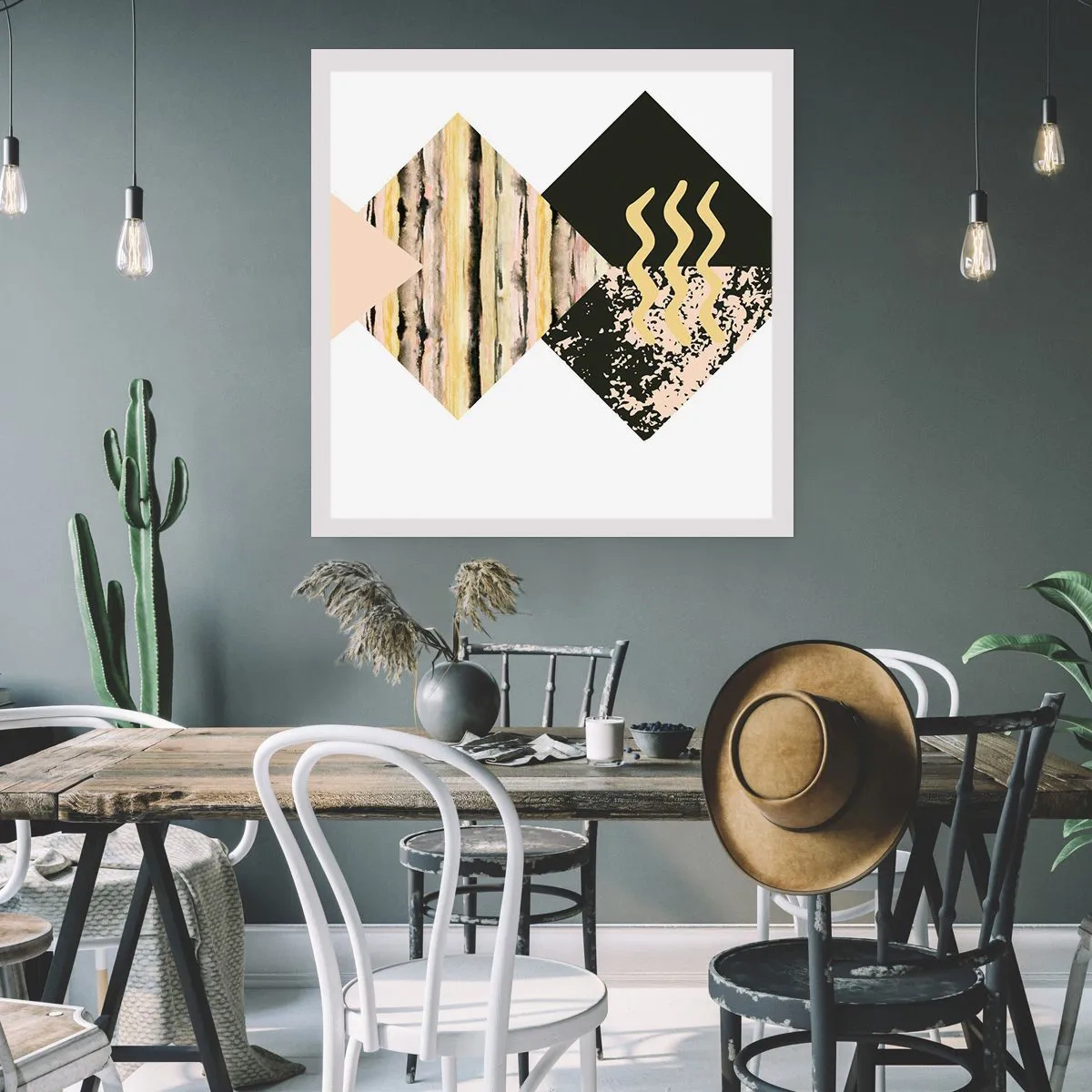 Plakat - Ikke så simpelt - 50x50 cm