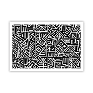 Plakat - Præcolumbiansk sammensætning - 91x61 cm