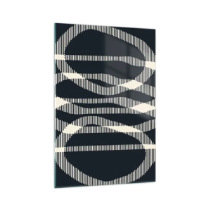 Billede på glas - Forsøg på at bryde igennem mørket - 70x100 cm