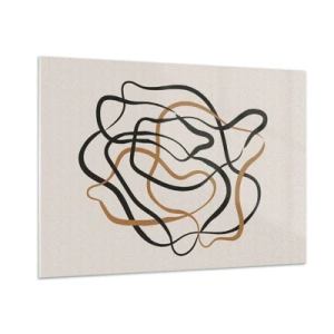 Billede på glas - Alt er gået galt - 100x70 cm