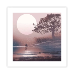 Plakat - Natlige mærkværdigheder - 40x40 cm