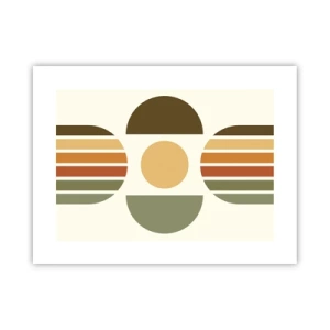 Plakat - I jordfarver - 40x30 cm