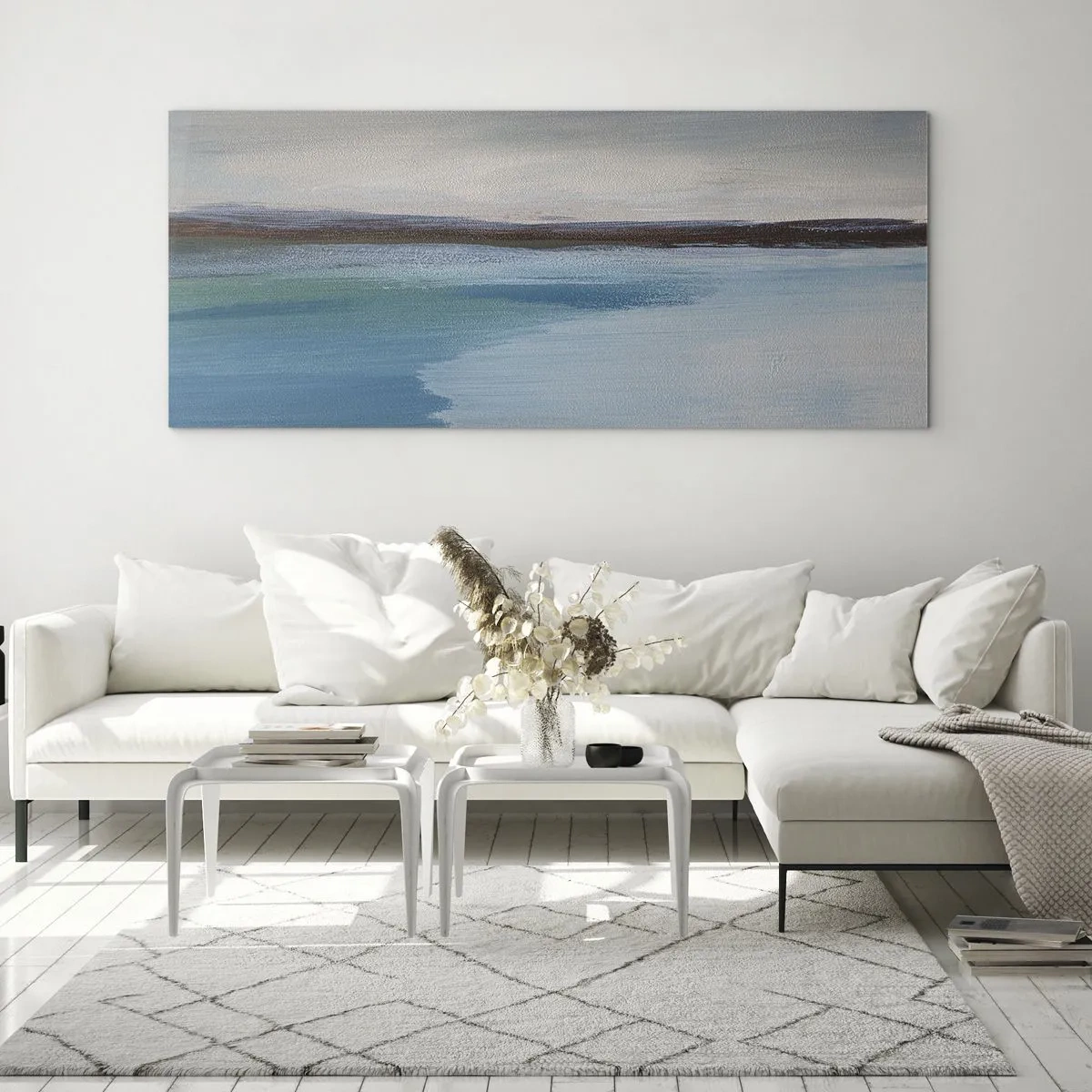 Billede på glas - Horisontalt landskab - 100x40 cm