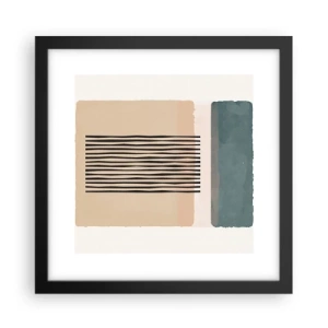 Plakat i sort ramme - Alt er i god stand - 30x30 cm