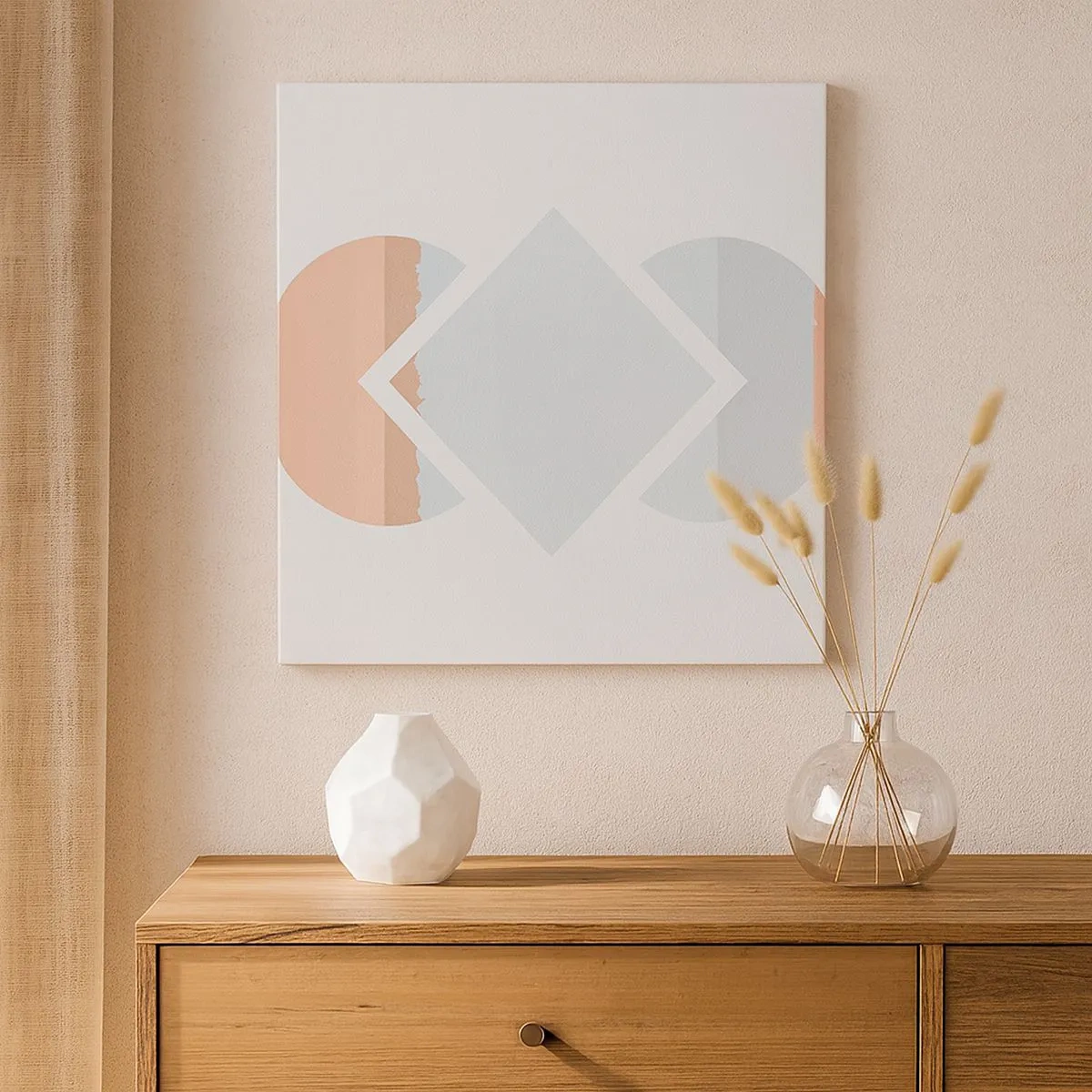 Lærredstryk - Billede på lærred - Situationen er klar - 30x30 cm