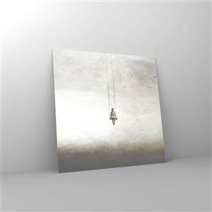 Billede på glas - Barnet i os selv - 30x30 cm