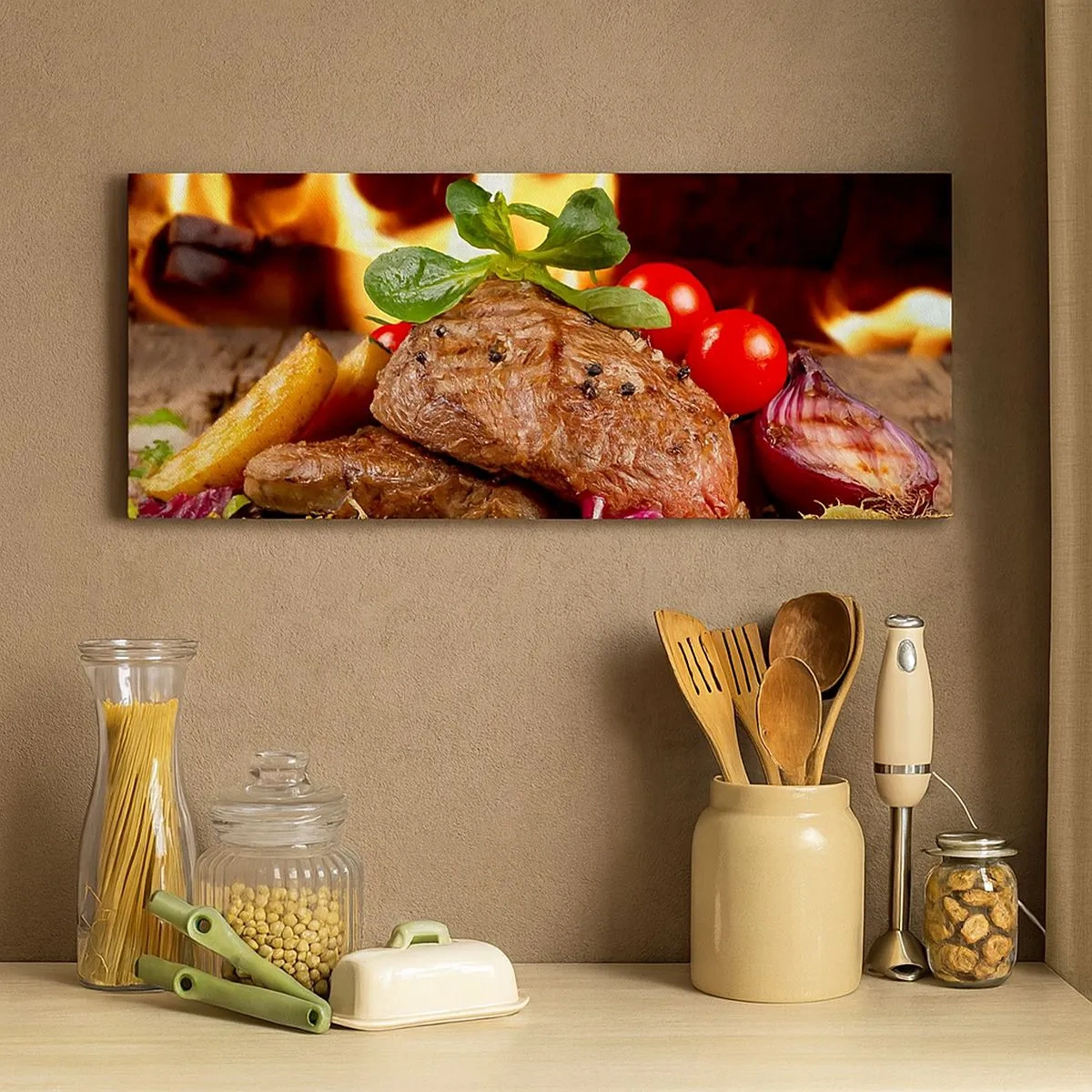 Lærredstryk - Billede på lærred - Fremkaldt med varme - 100x40 cm