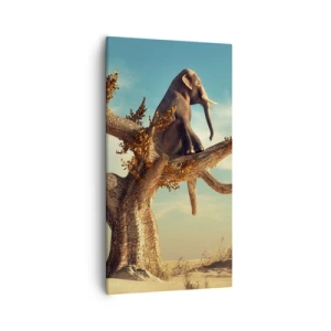 Lærredstryk - Billede på lærred - Et nyt synspunkt - 55x100 cm