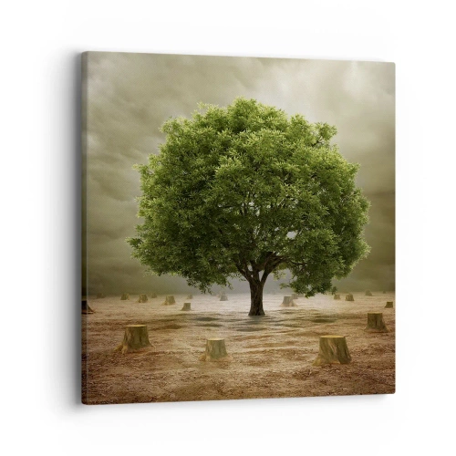 Lærredstryk - Billede på lærred - Alt håb - 40x40 cm