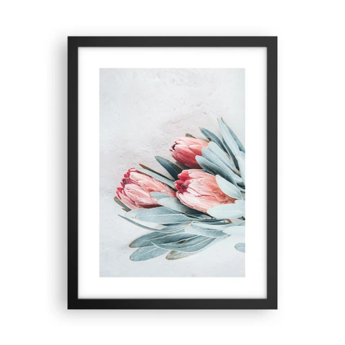 Plakat i sort ramme - Skammer sig over deres egen skønhed - 30x40 cm