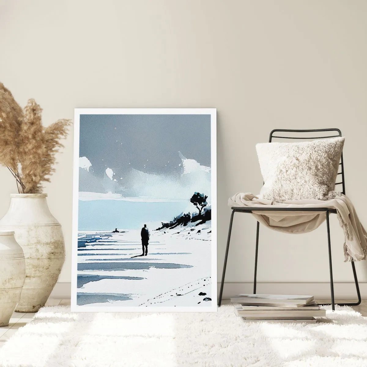 Plakat - Alene - 70x100 cm