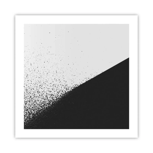 Plakat - Hurtigere og hurtigere, mere og mere - 50x50 cm