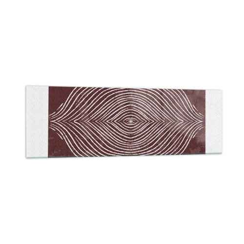 Billede på glas - Rummet taler - 160x50 cm