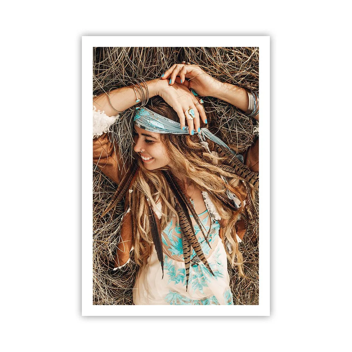 Plakat - På vej til kærlighedens sommer - 61x91 cm