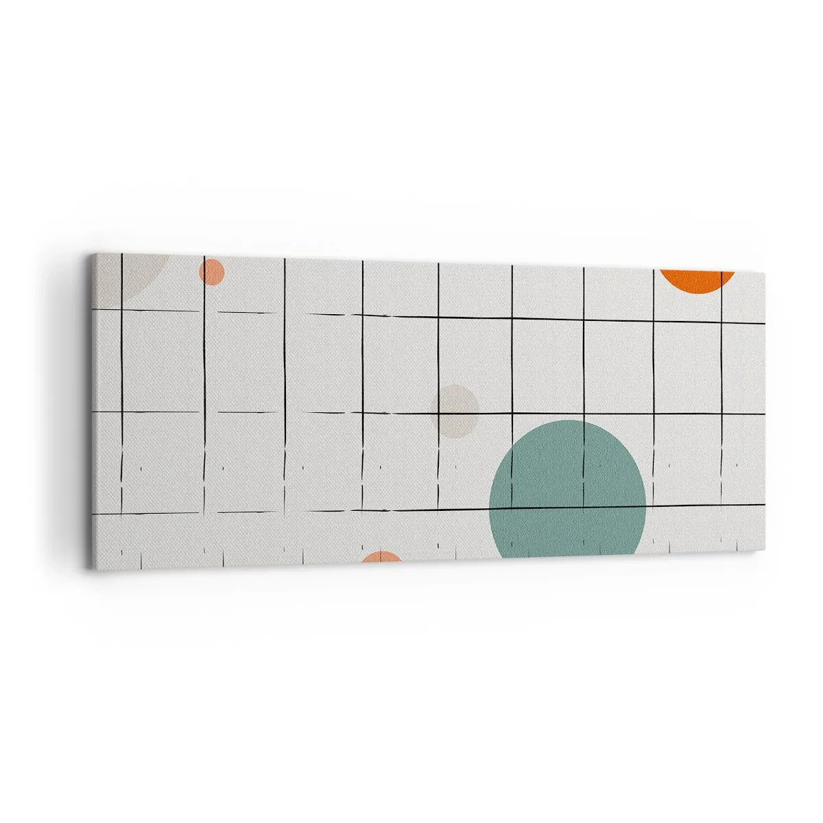 Lærredstryk - Billede på lærred - Fanget i en fælde. Os eller dem? - 120x50 cm