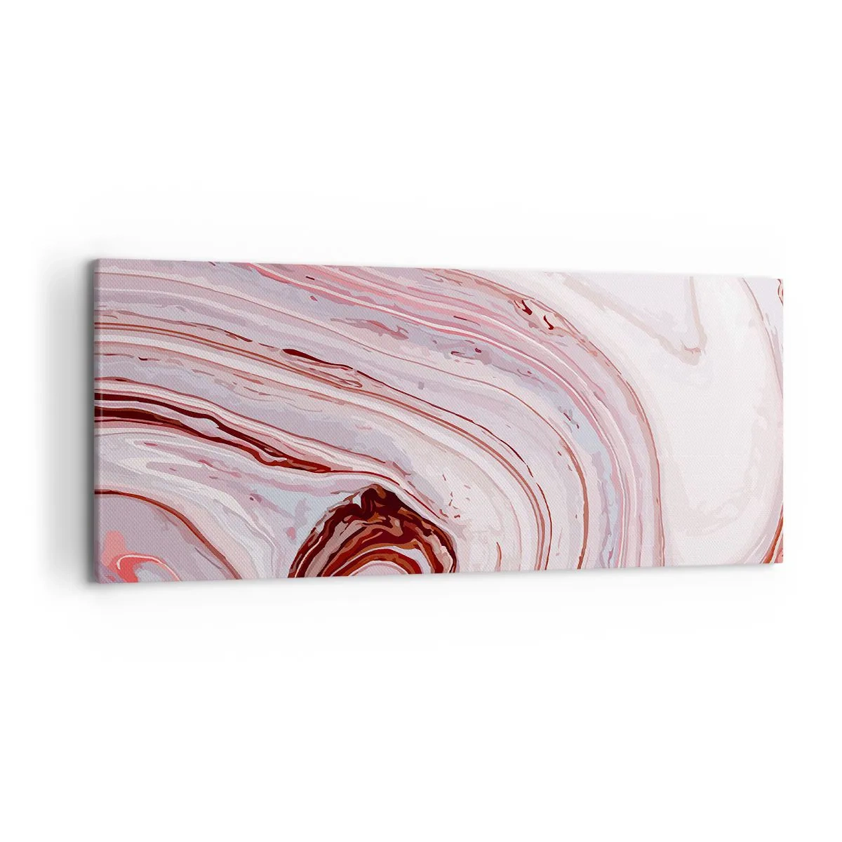 Lærredstryk - Billede på lærred - Lige frem og derefter til højre ned - 120x50 cm