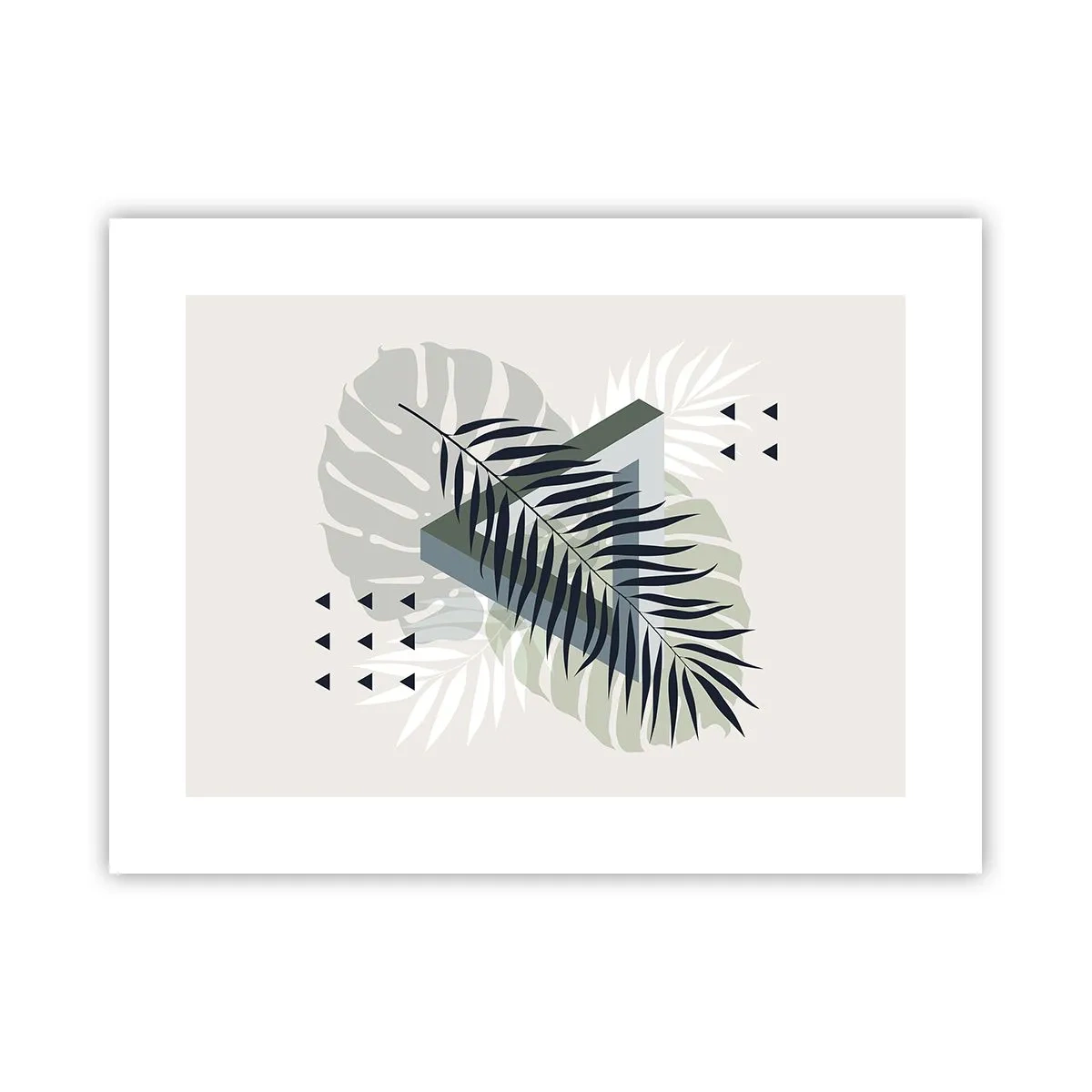 Plakat - Natur og geometri - to ordener? - 40x30 cm