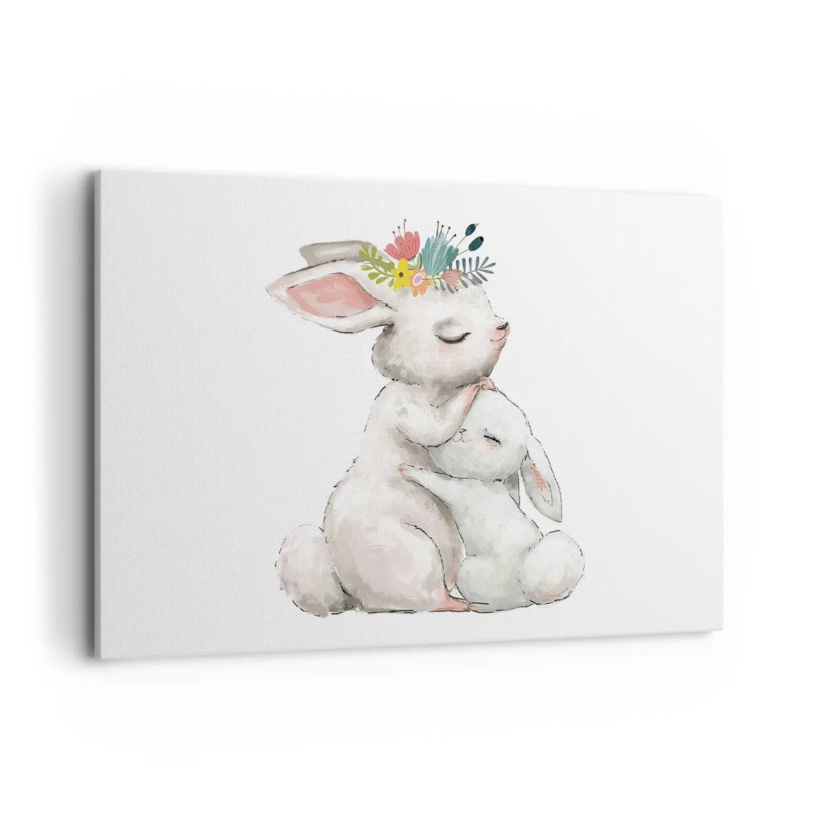 Lærredstryk - Billede på lærred - Der er intet sted som hos mor - 120x80 cm