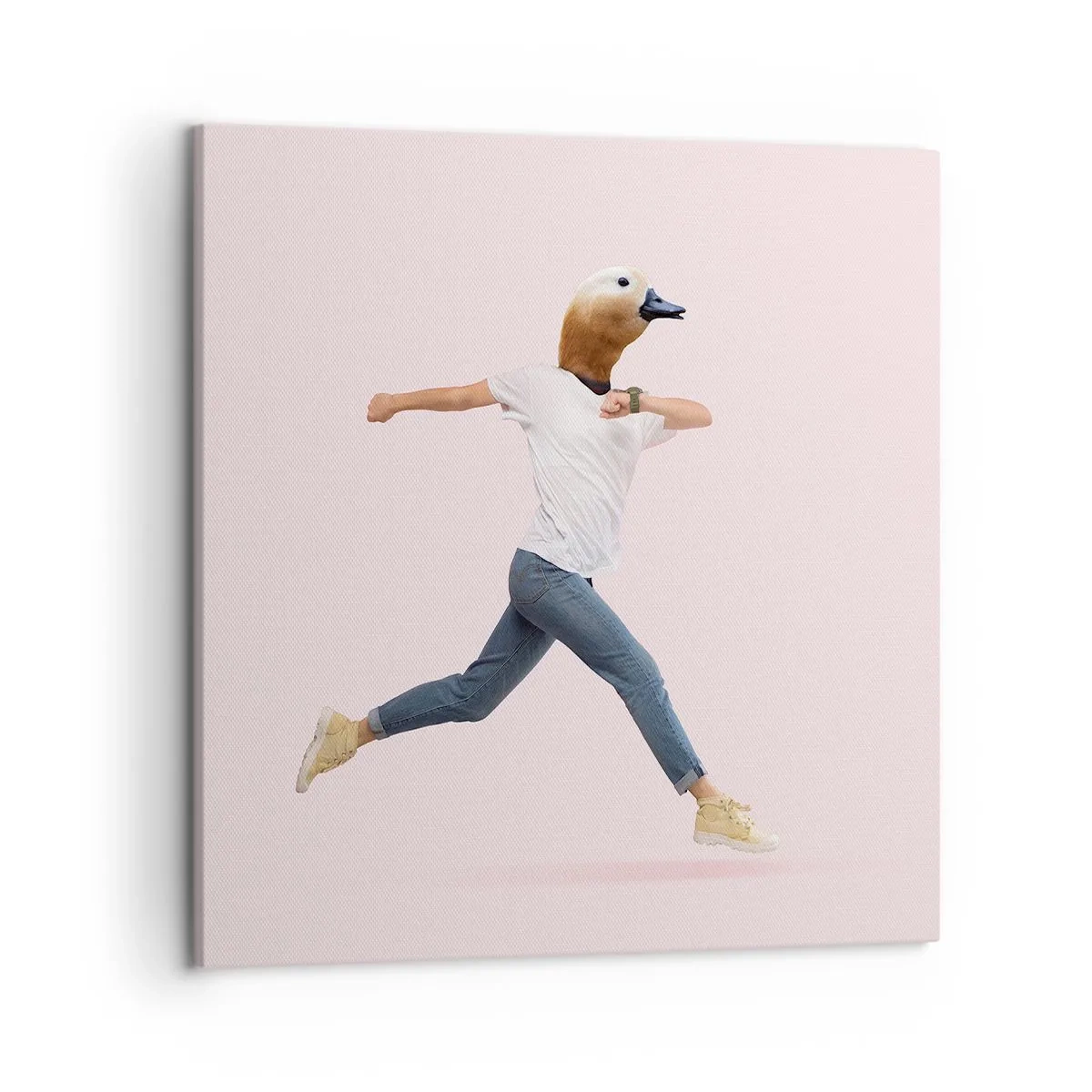 Lærredstryk - Billede på lærred - En knivspids absurditet - 50x50 cm