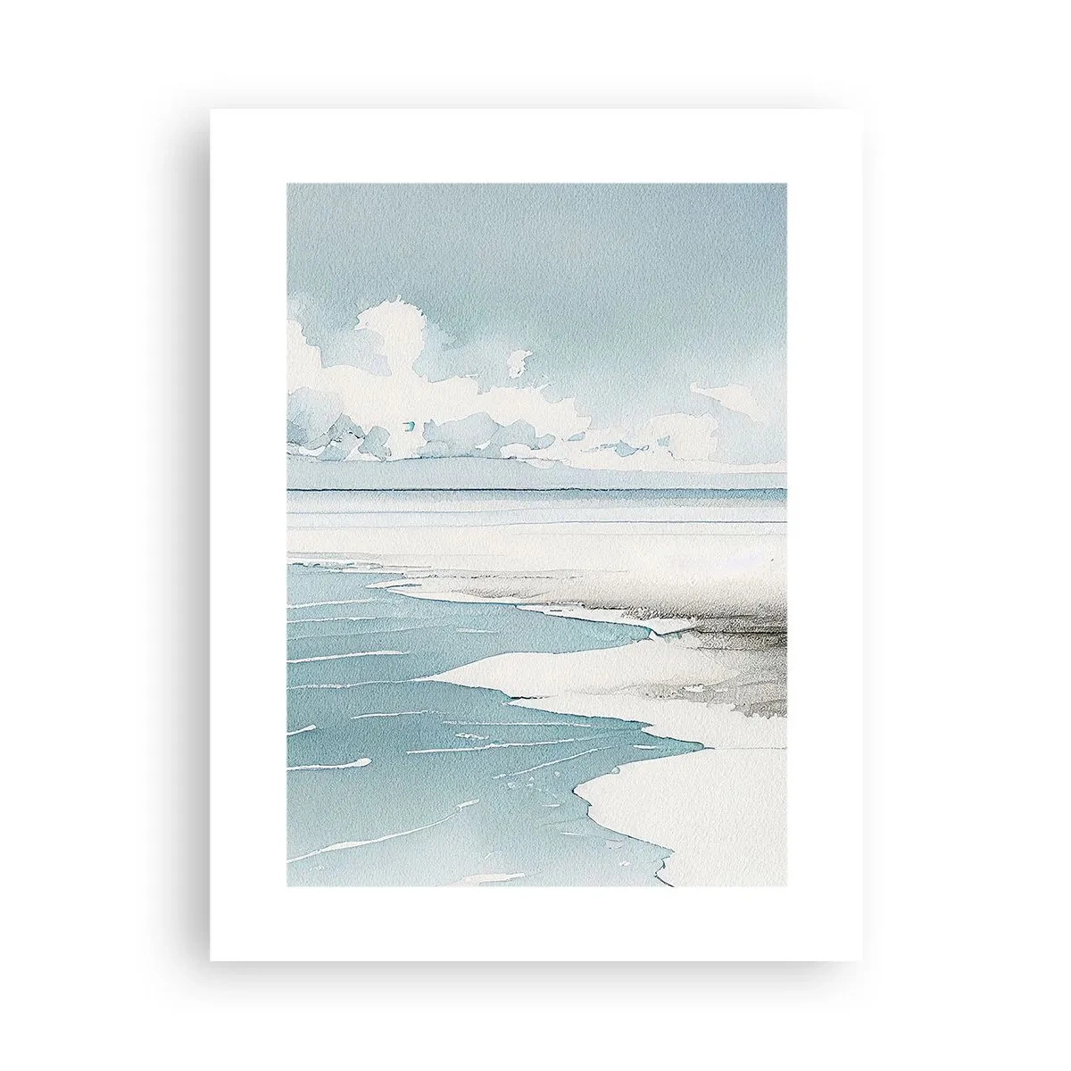 Plakat - Blidt tidevand - 30x40 cm