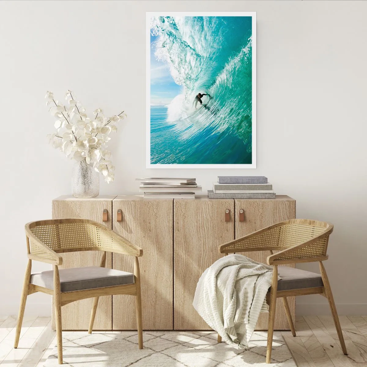 Plakat - Altid på bølgen - 40x50 cm