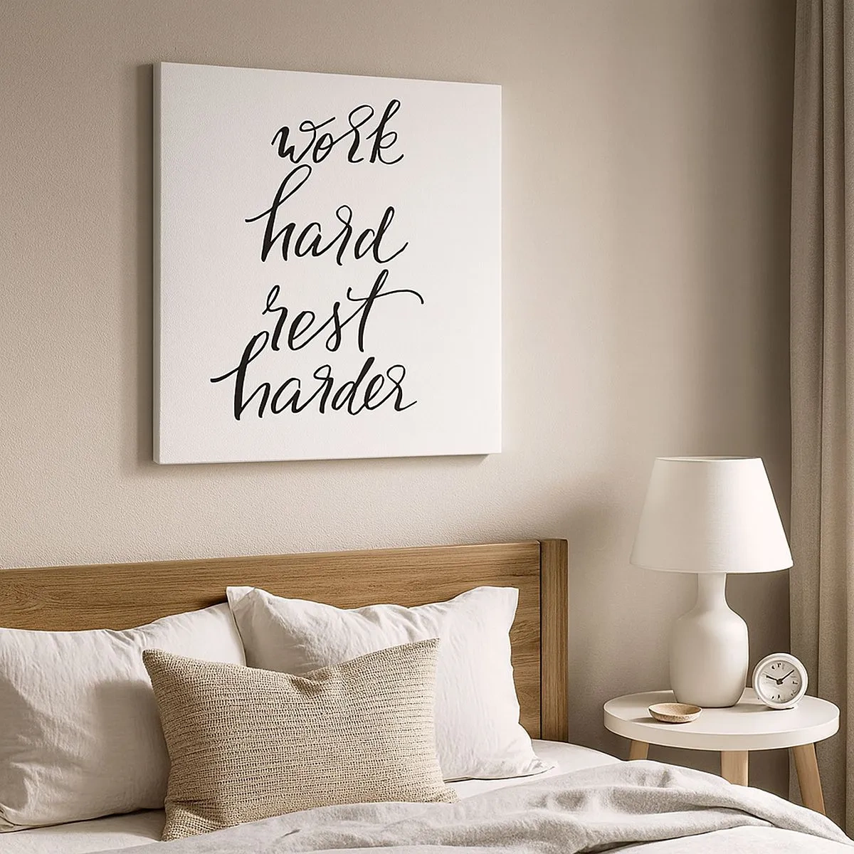 Lærredstryk - Billede på lærred - Balance i livet - 30x30 cm