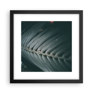 Plakat i sort ramme - Naturens præcision - 30x30 cm