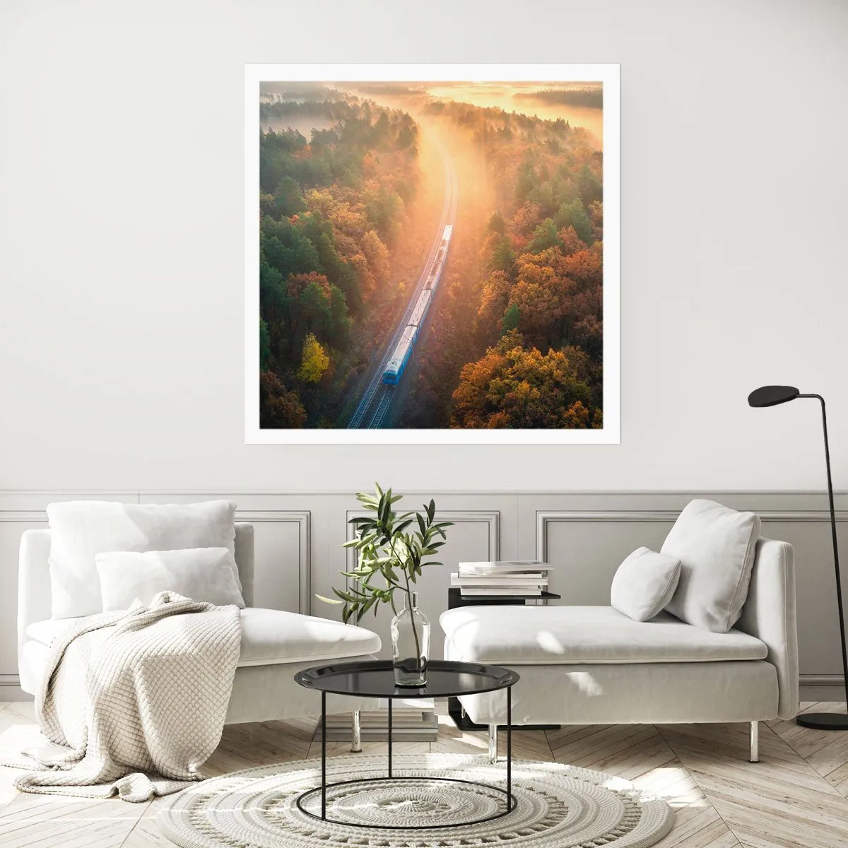 Plakat - Efterårsrejse - 40x40 cm