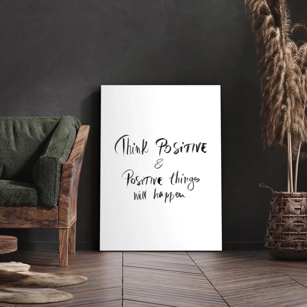 Lærredstryk - Billede på lærred - Hvordan skal man leve? - 70x100 cm