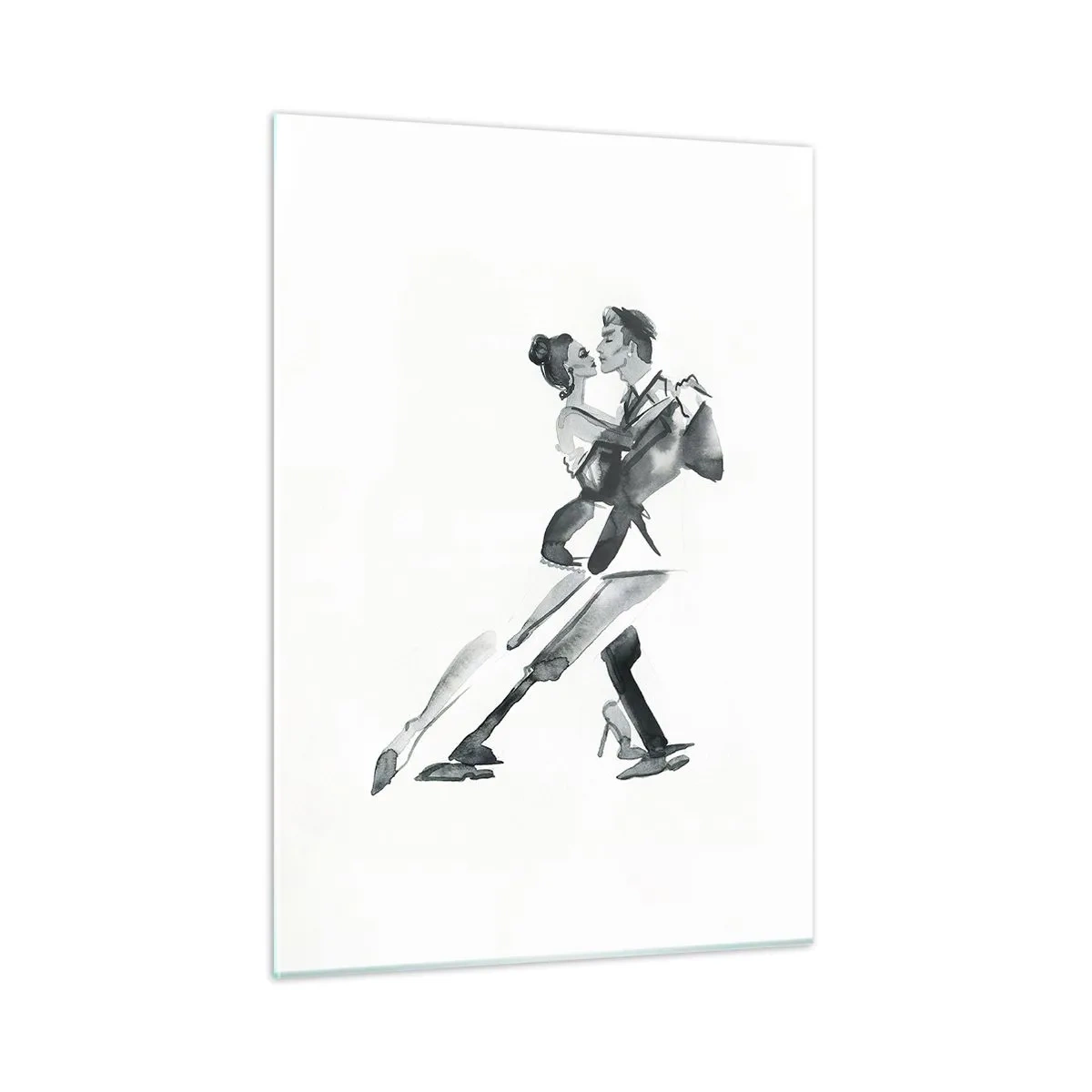 Billede på glas - I én rytme - 50x70 cm