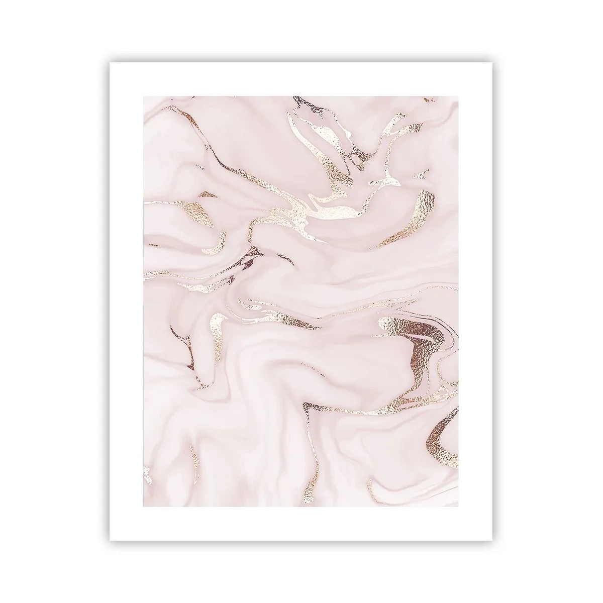 Plakat - I et lyserødt tørklæde - 40x50 cm