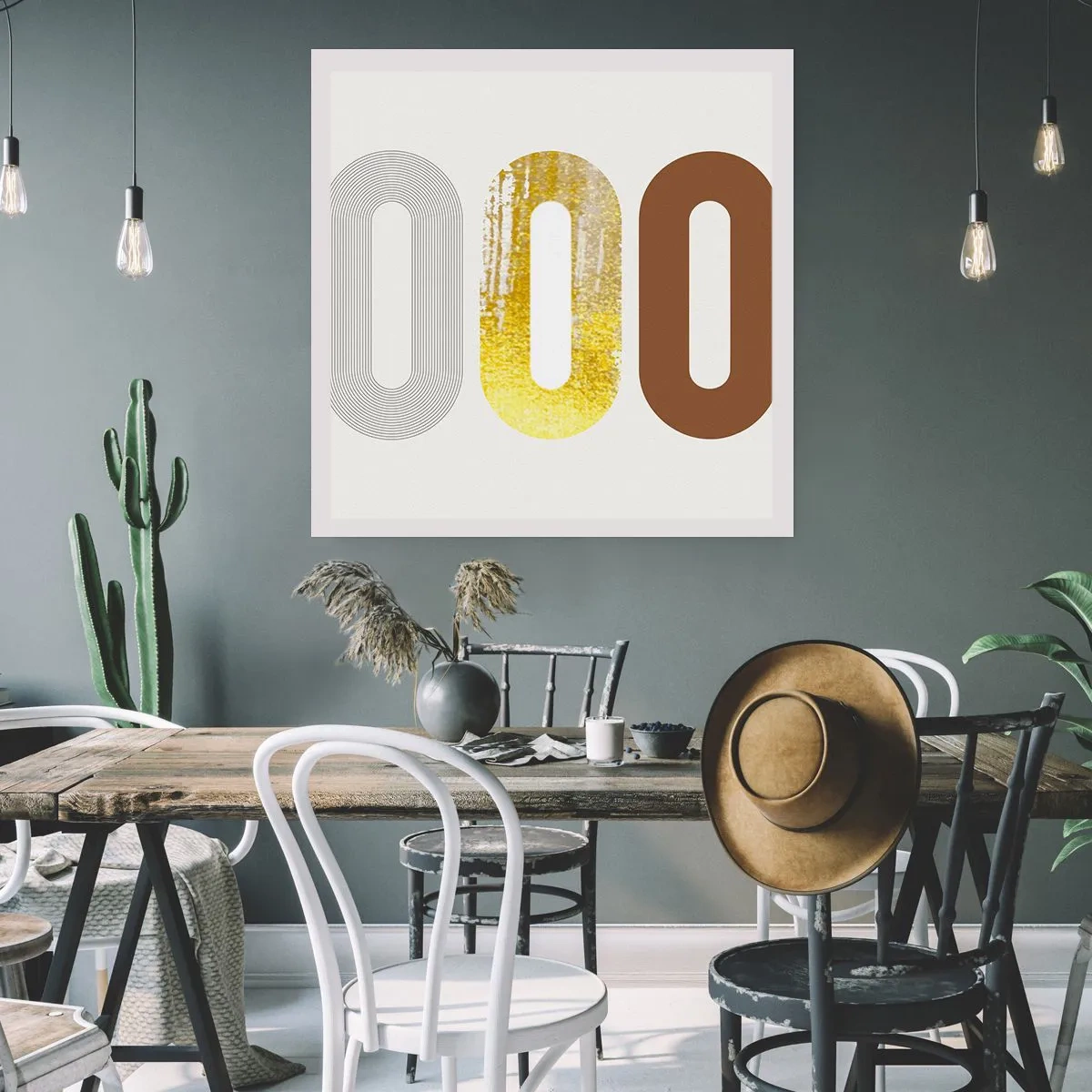 Plakat - Åhhh! - 50x50 cm