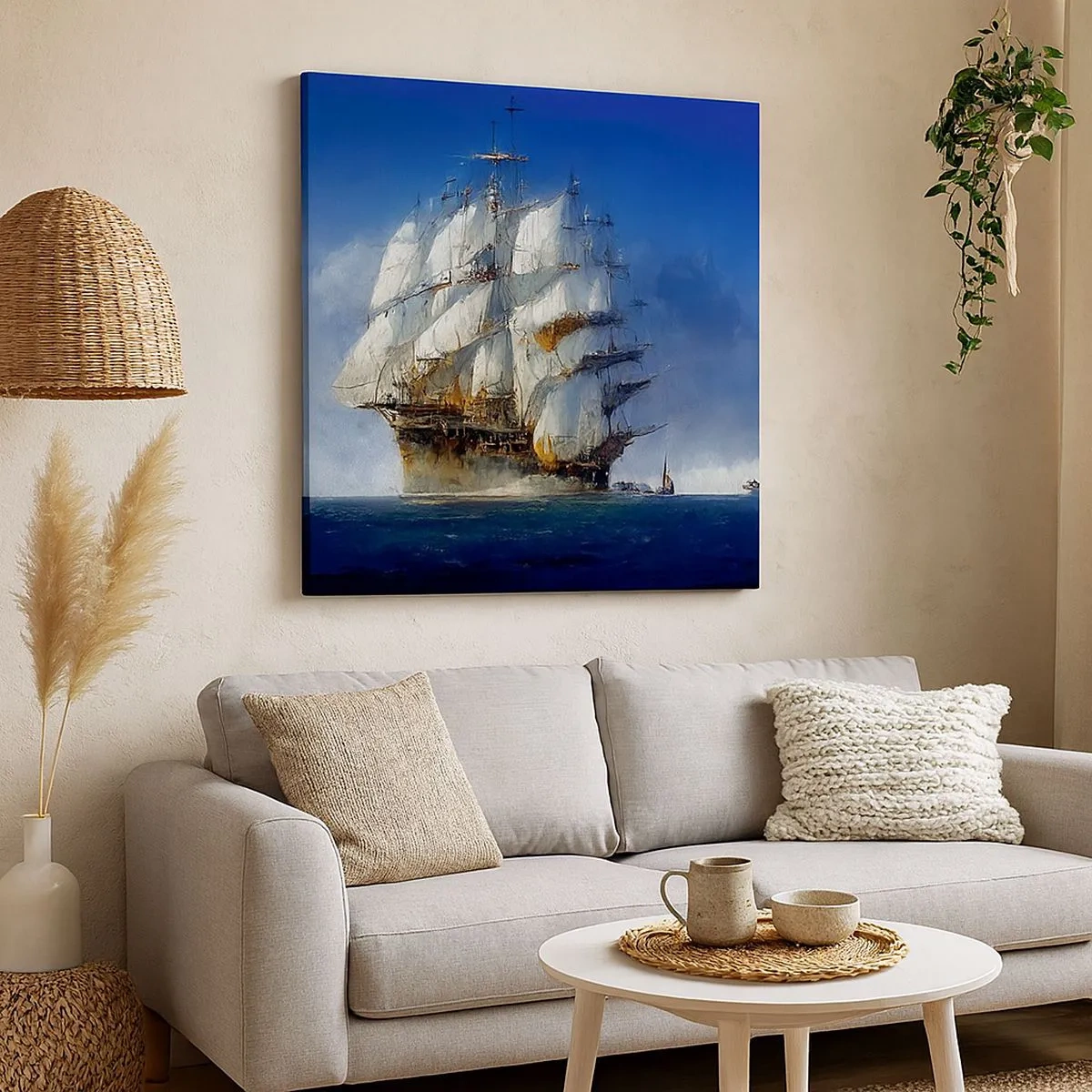 Lærredstryk - Billede på lærred - Den store herlighed! - 30x30 cm