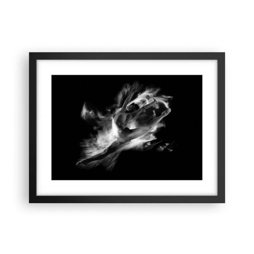 Plakat i sort ramme - Stoppet under flyvning - 40x30 cm
