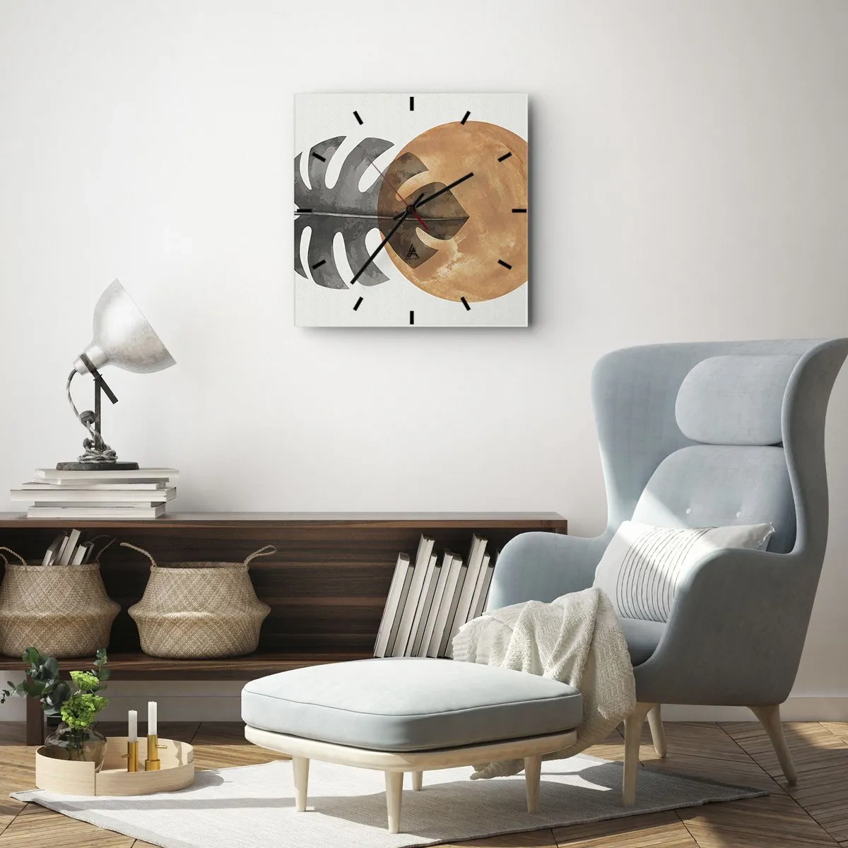 Vægur, Uret - Altid solen - 40x40 cm