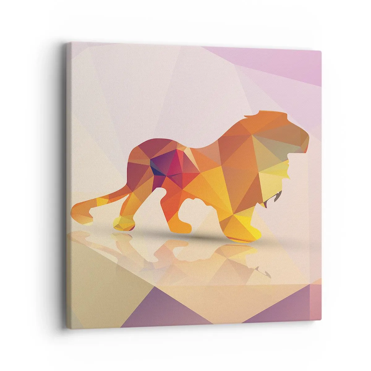 Lærredstryk - Billede på lærred - Diamantkongen - 40x40 cm