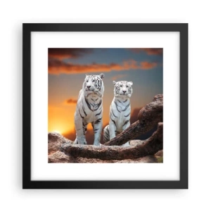 Plakat i sort ramme - Ligesom i Narnia - 30x30 cm