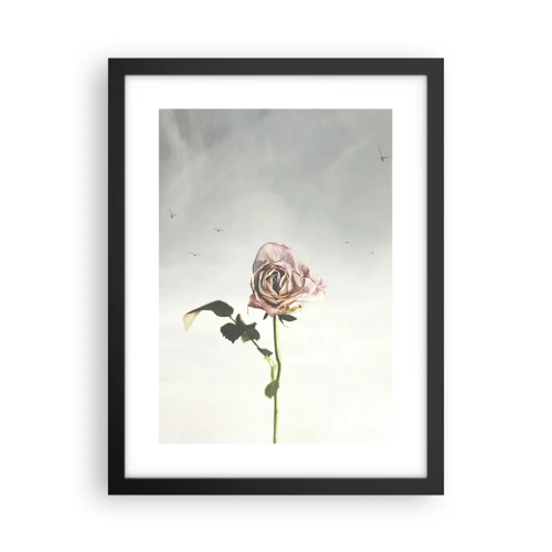 Plakat i sort ramme - Velkomst til foråret - 30x40 cm