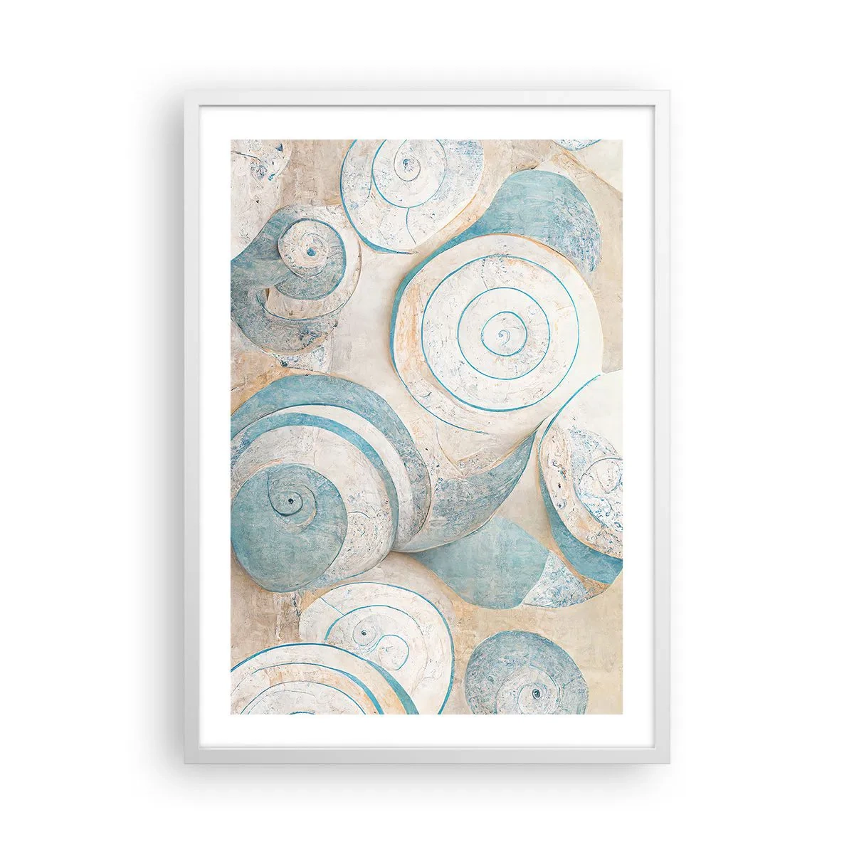 Plakat i hvid ramme - Hvad gemmer skallen på? - 50x70 cm