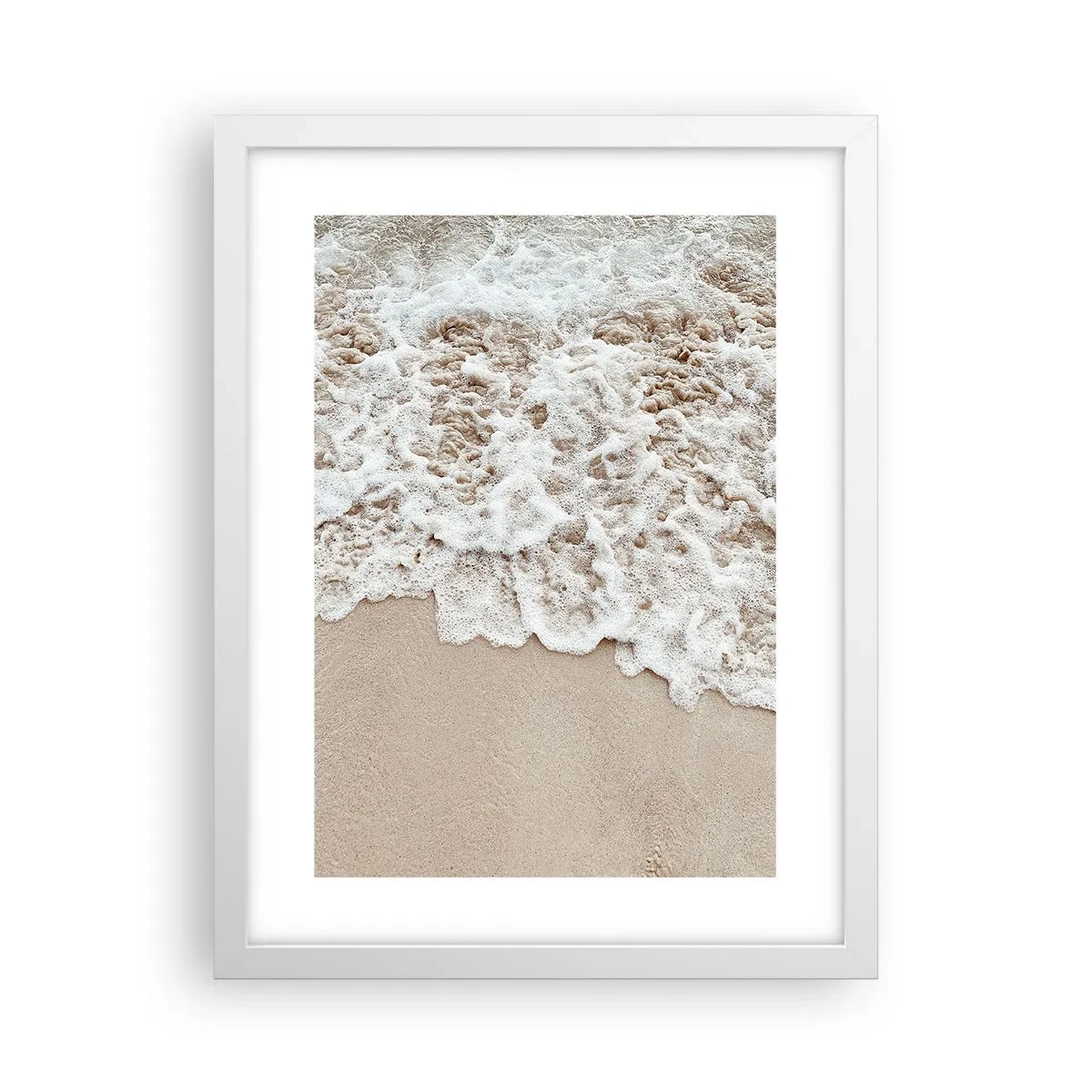 Plakat i hvid ramme - Jeg er straks tilbage - 30x40 cm