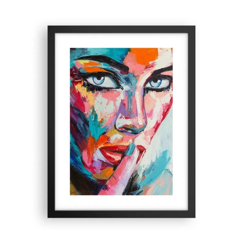 Plakat i sort ramme - Vores første hemmelighed - 30x40 cm