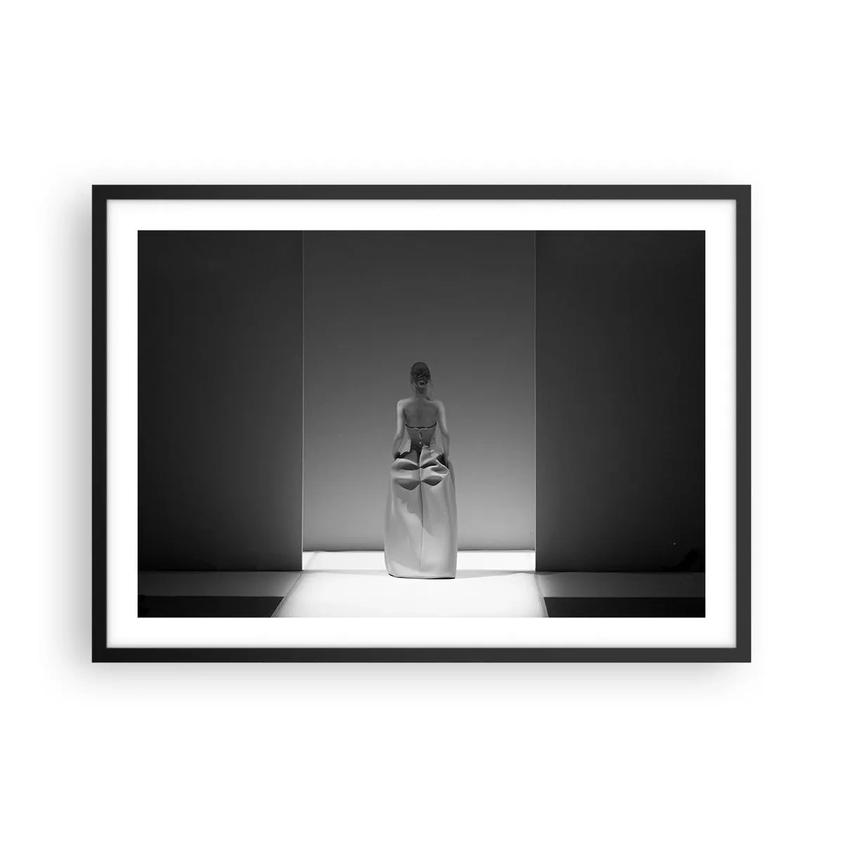 Plakat i sort ramme - Raffineret enkelhed - 70x50 cm