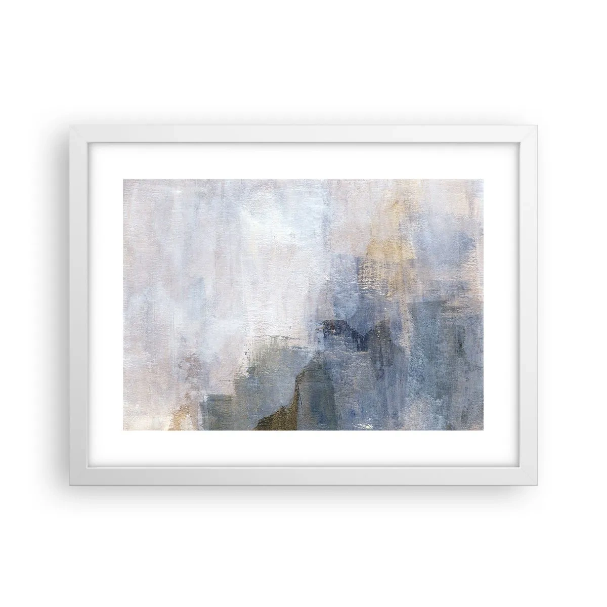 Plakat i hvid ramme - Farvetoner og akkorder - 40x30 cm