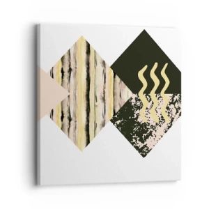 Lærredstryk - Billede på lærred - Ikke så simpelt - 30x30 cm