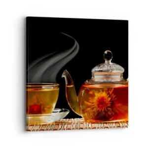 Lærredstryk - Billede på lærred - Magien og kunsten at brygge te - 30x30 cm