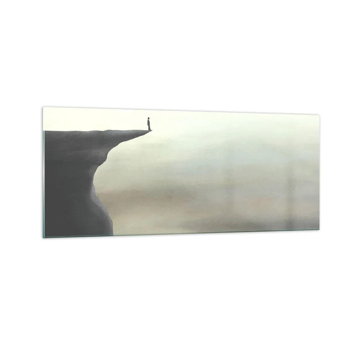 Billede på glas - Opad, selvfølgelig! - 100x40 cm