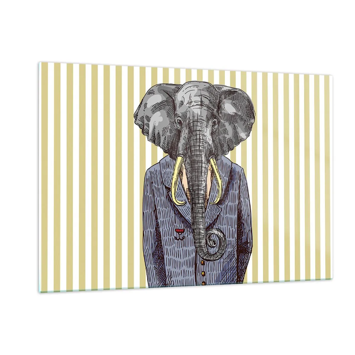 Billede på glas - Elegant af natur - 120x80 cm