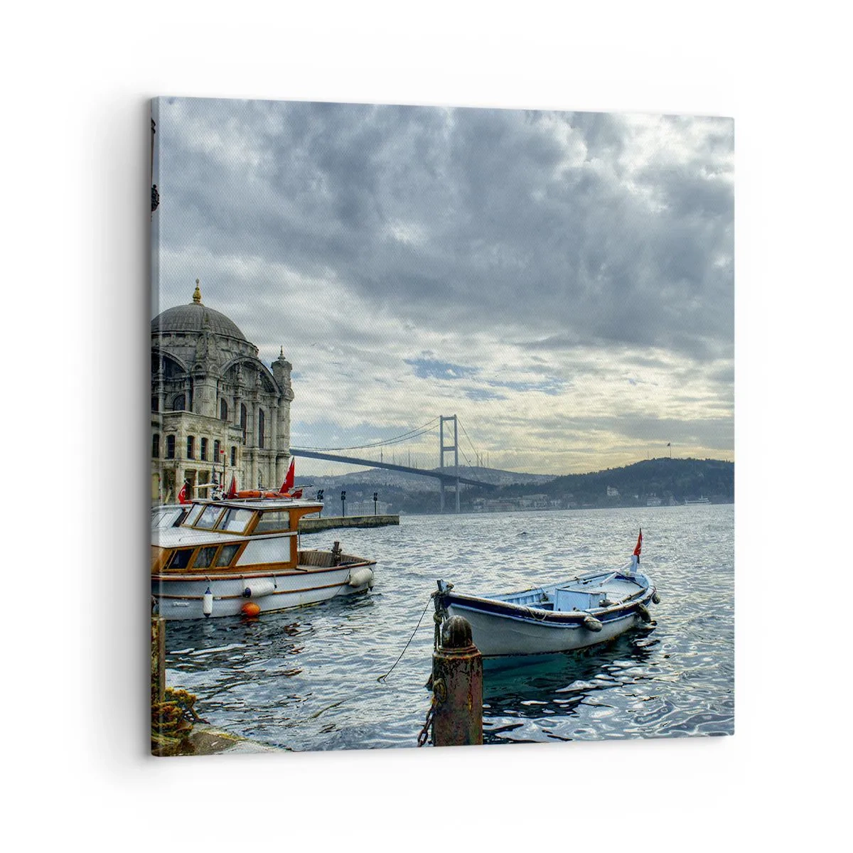 Lærredstryk - Billede på lærred - På grænsen mellem verdener - 60x60 cm