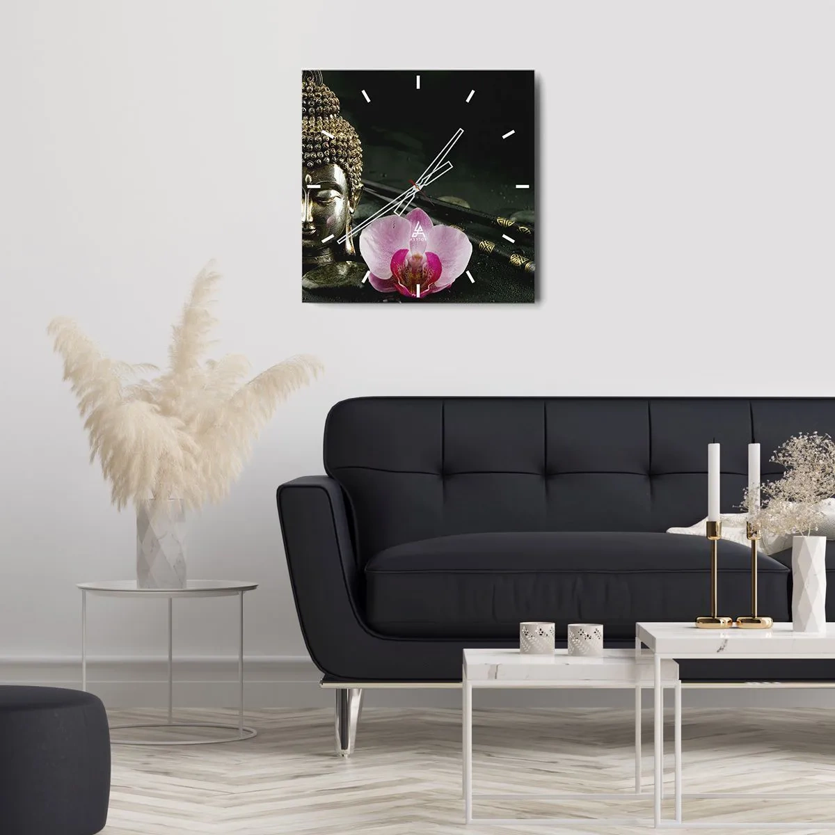 Vægur, Uret - Harmoni mellem visdom og skønhed - 30x30 cm